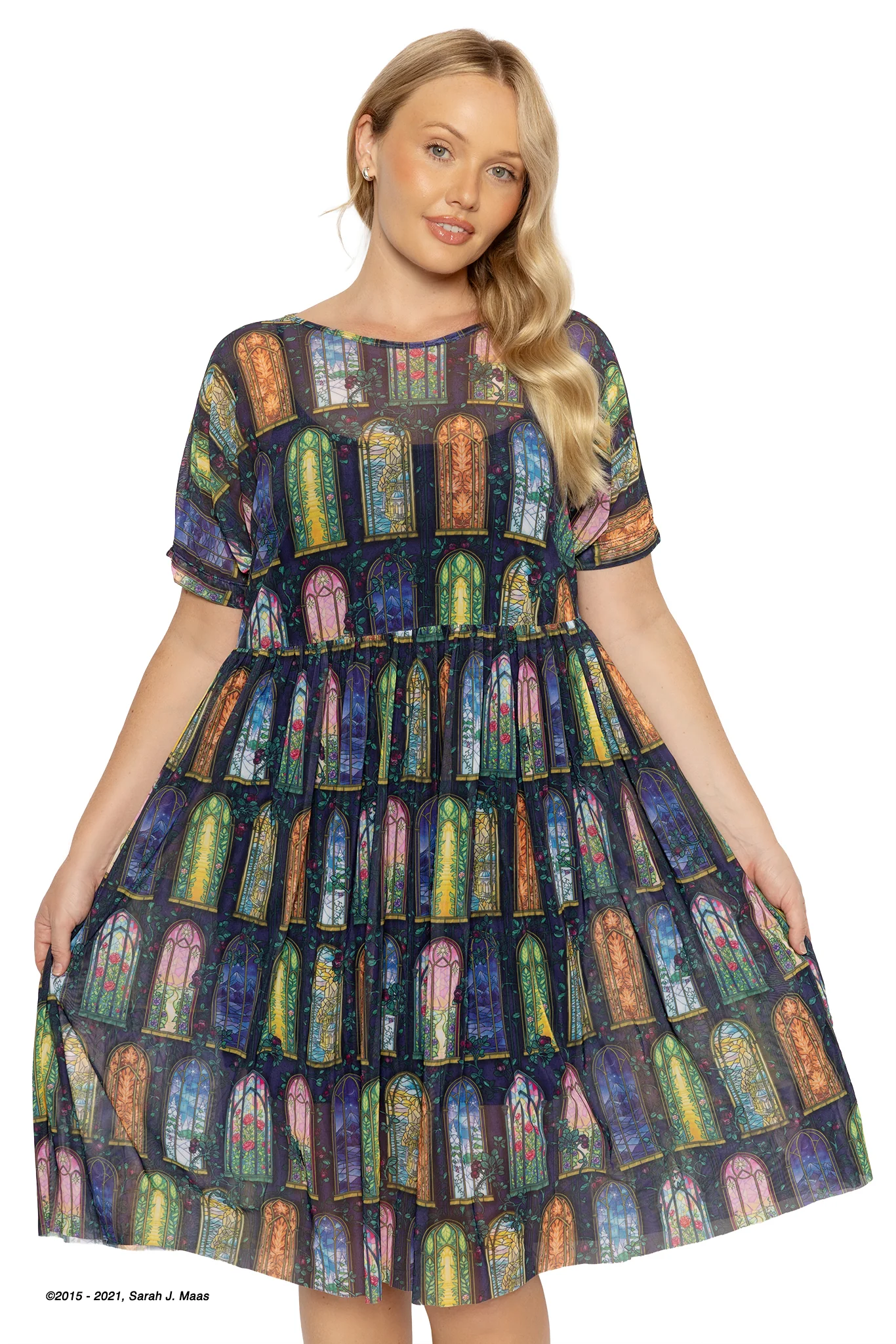 Courts of Prythian Sheer Smock Dress - Image 3
