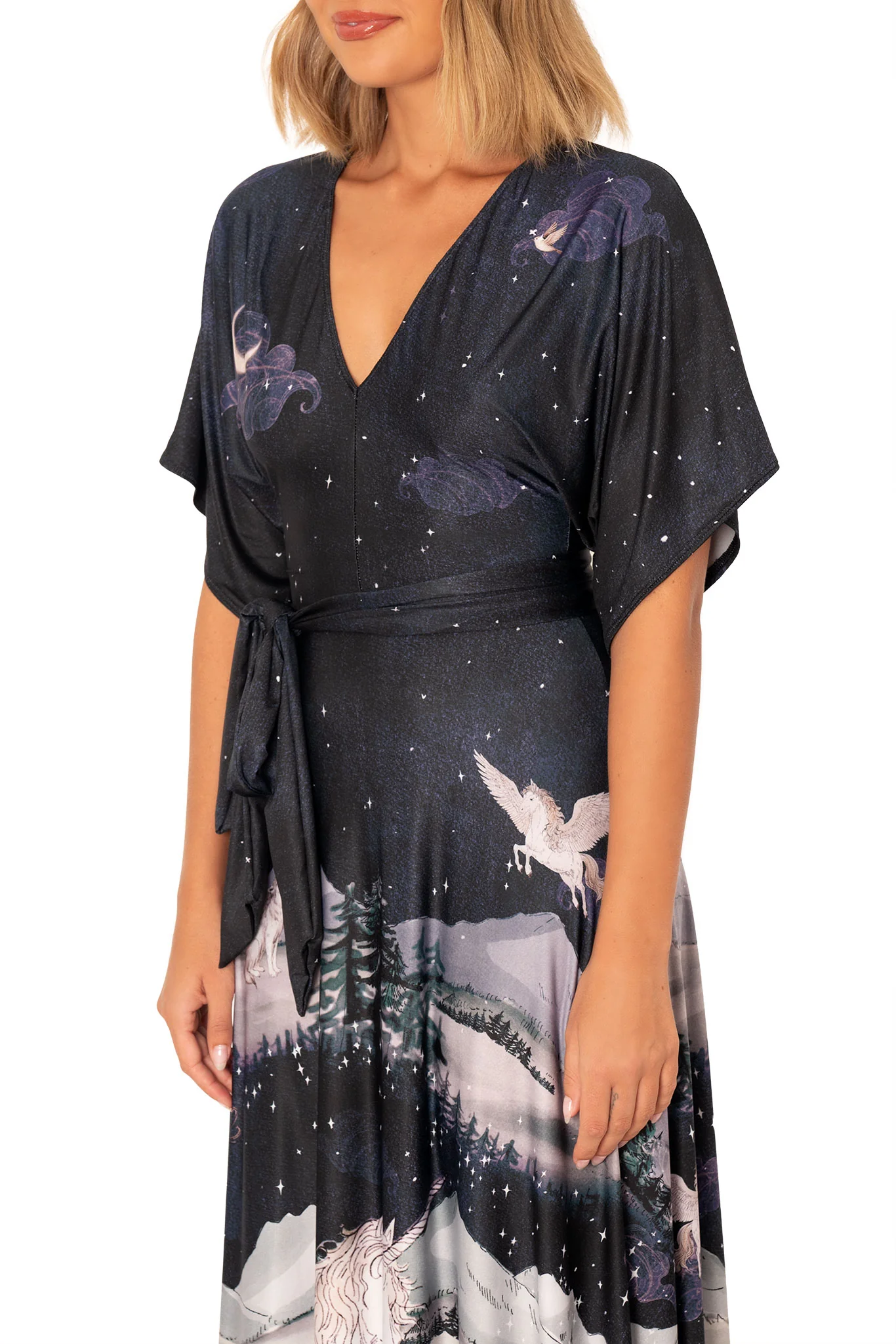 Enchanted Kimono Maxi Dress - Image 4