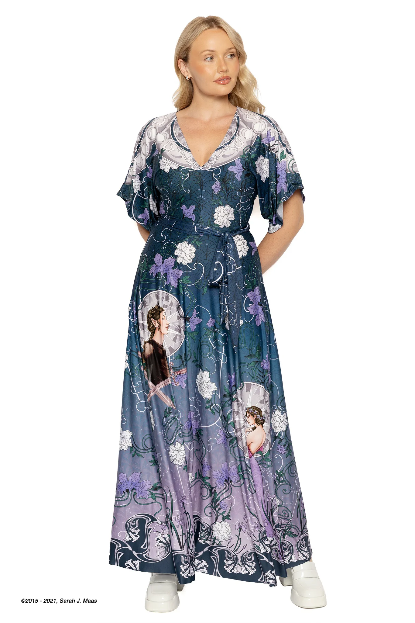 House of Archeron Kimono Maxi Dress - Image 3
