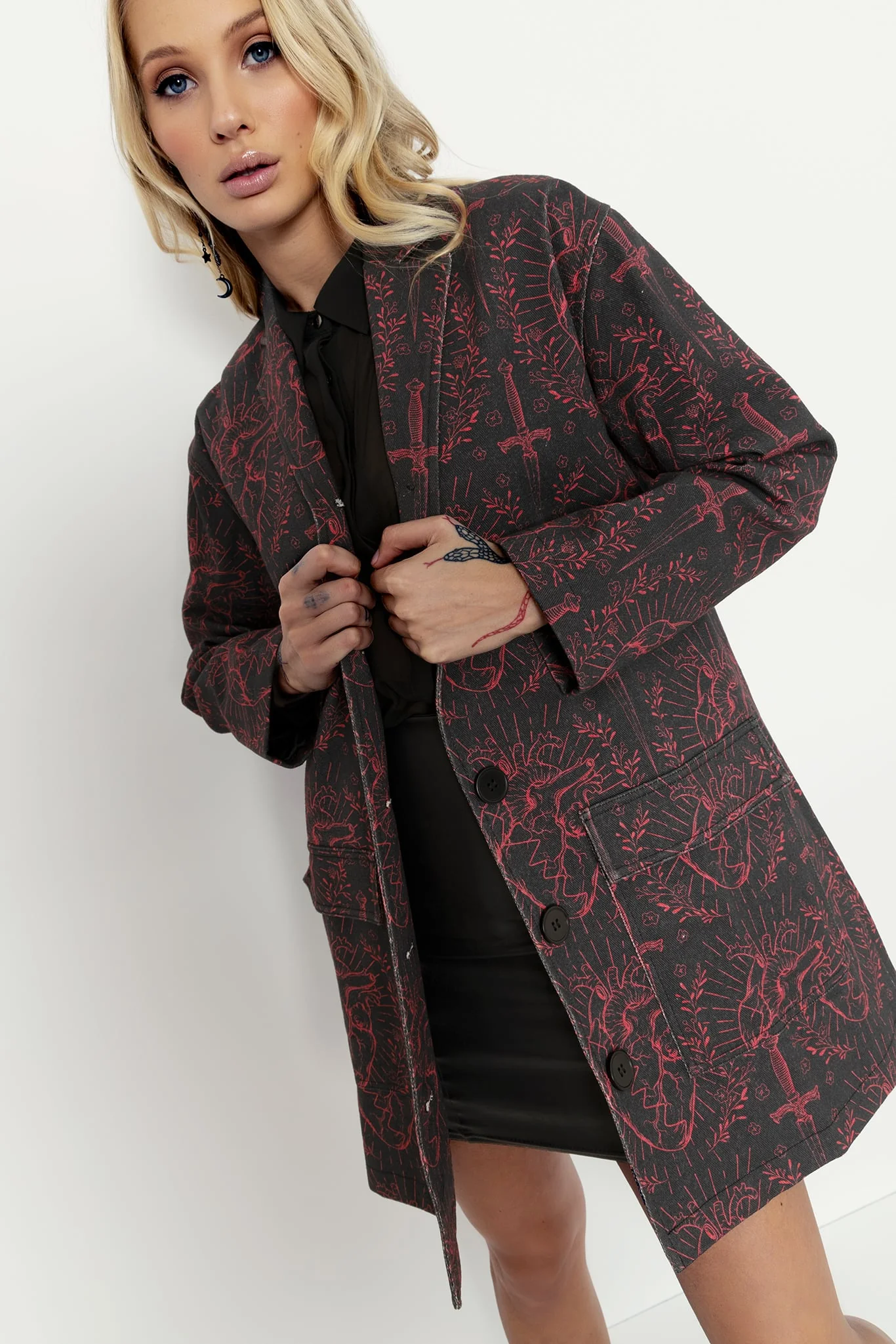 Like A Dagger To My Heart Duster Coat