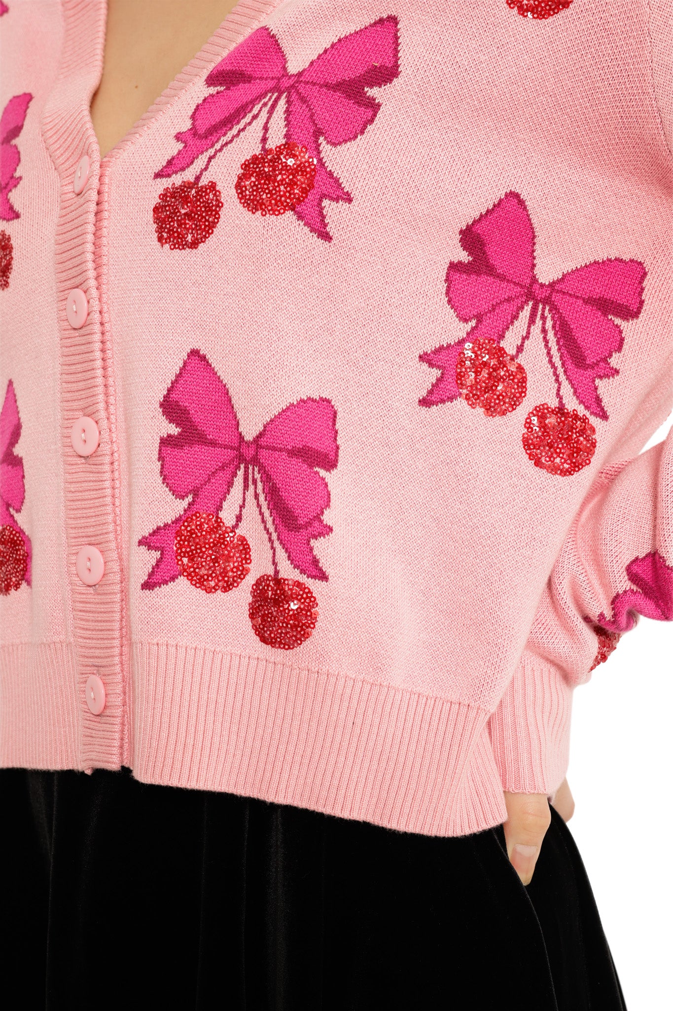 Merry Berry Knit Cardigan - Image 2