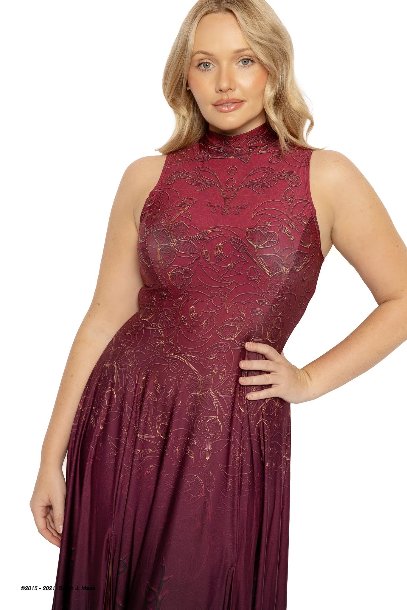 Mor Overcomes Split Maxi Dress - Image 5