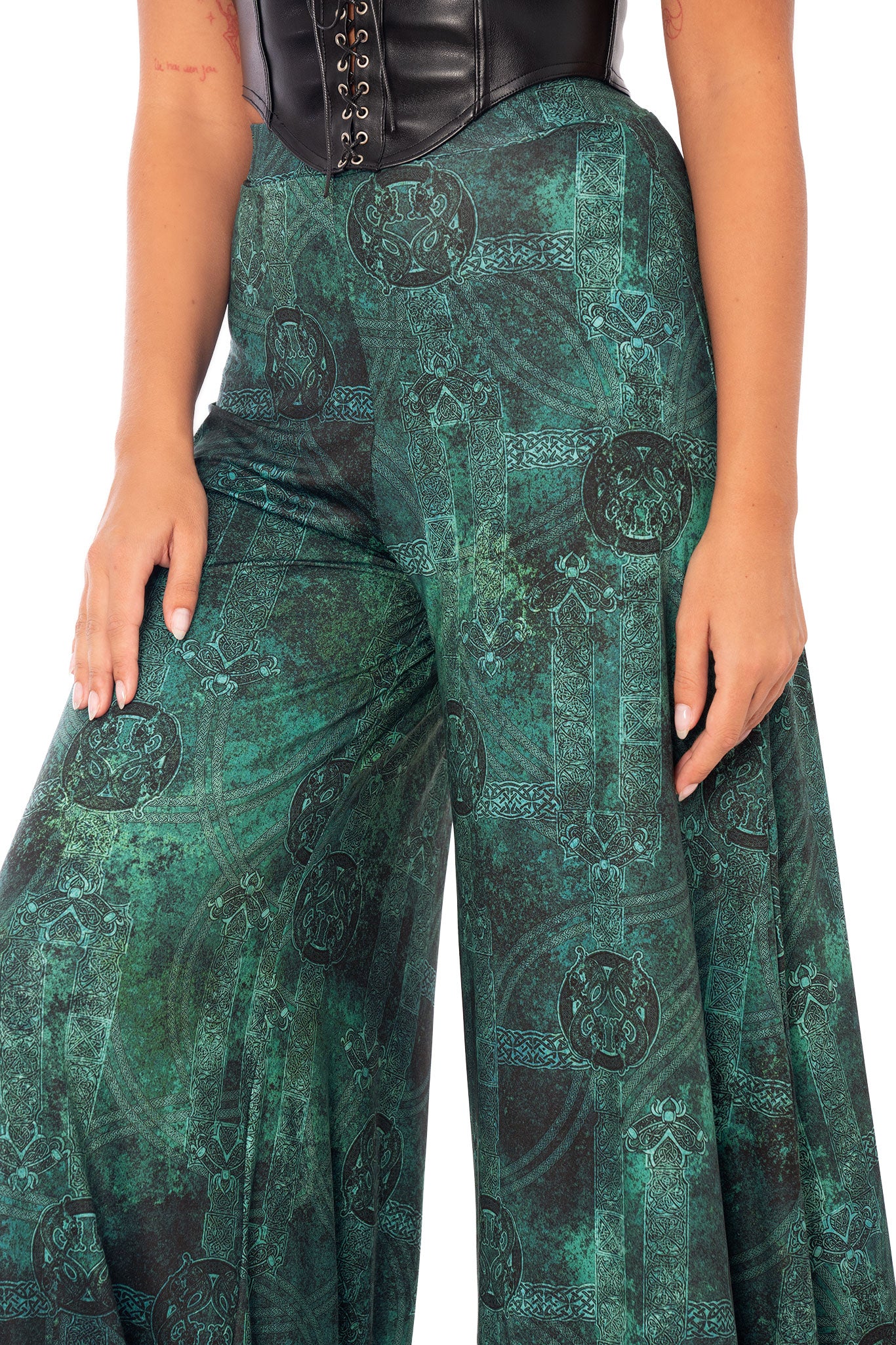 Moss Maiden Palazzo Pants - Image 5