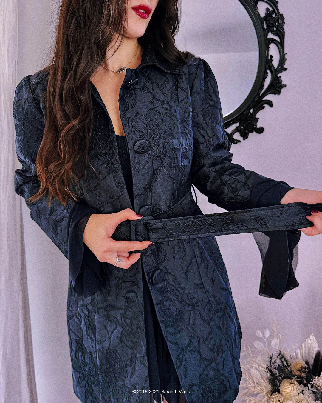 Night Court Brocade Coat