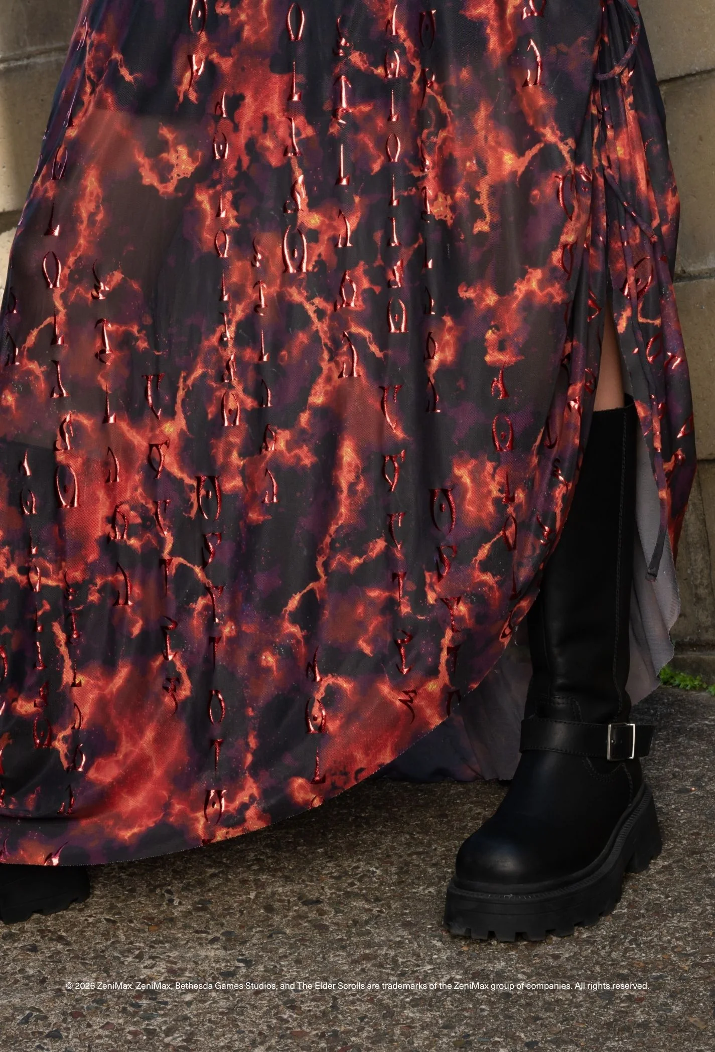 Oblivion Awaits Side Strung Maxi Skirt - Image 11