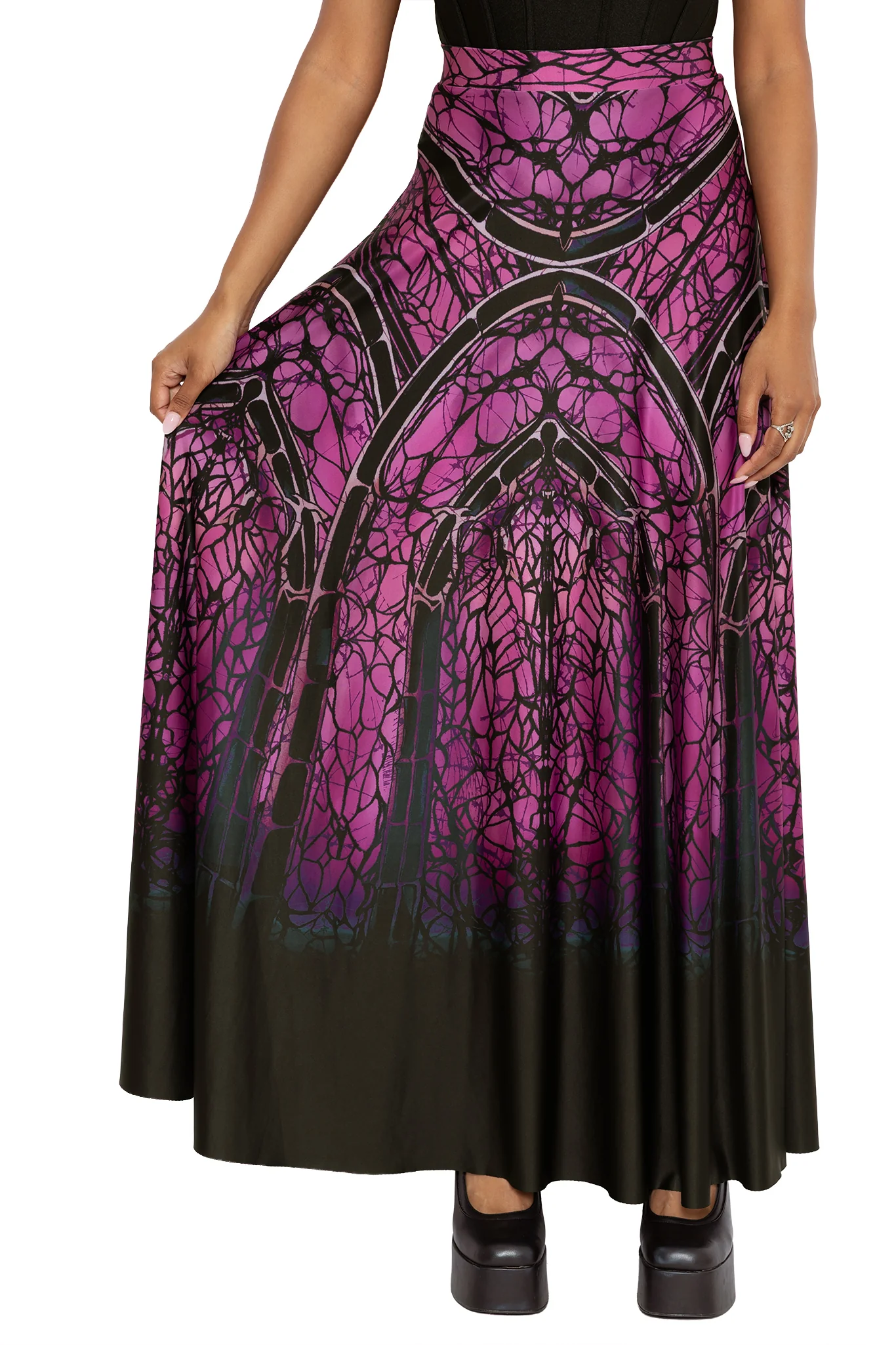 Preyer Plum Maxi Skirt - Image 6
