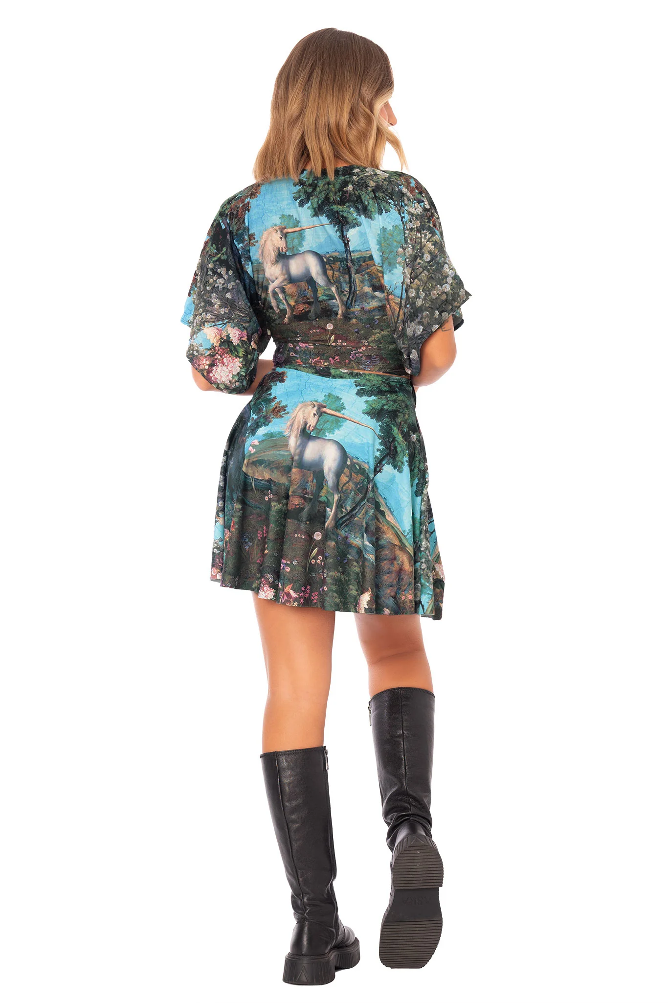 Unicorn Tales Pocket Skater Skirt - Image 5